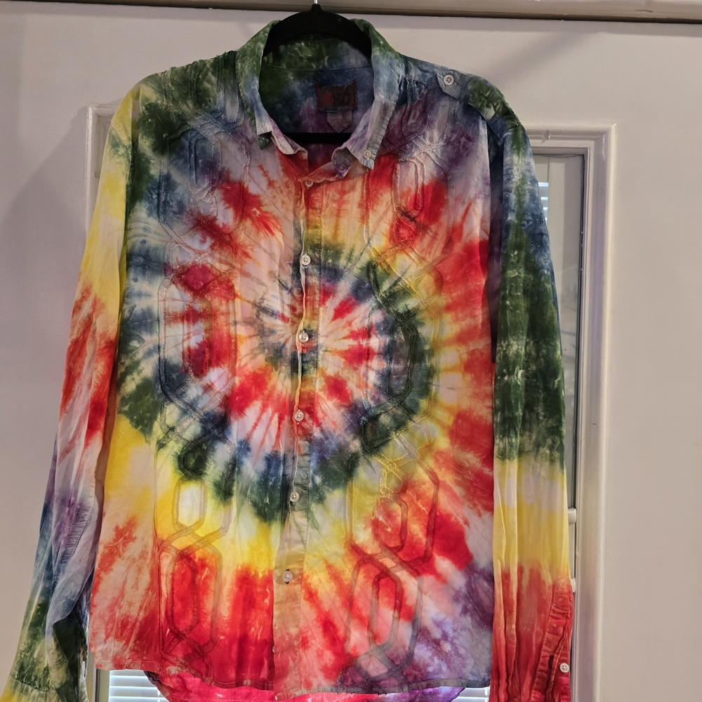 Red Brand Multicolor Tie-Dye Shirt